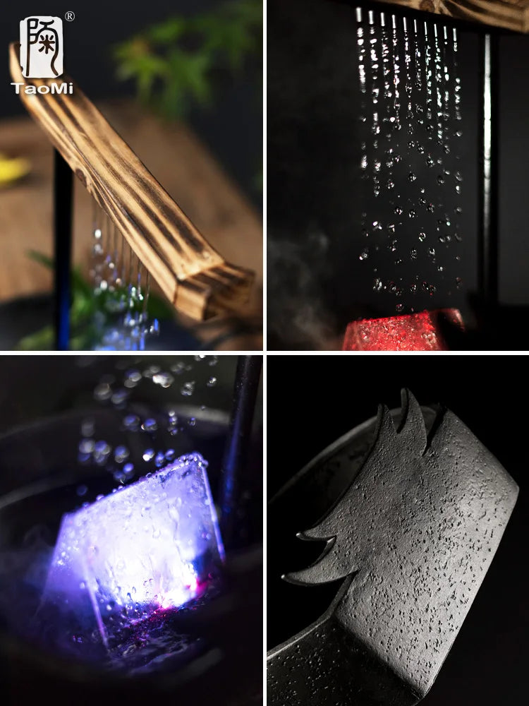 Chinese-style flowing water ornaments ceramic circulating water pumping water fountain fountain lucky feng shui living room