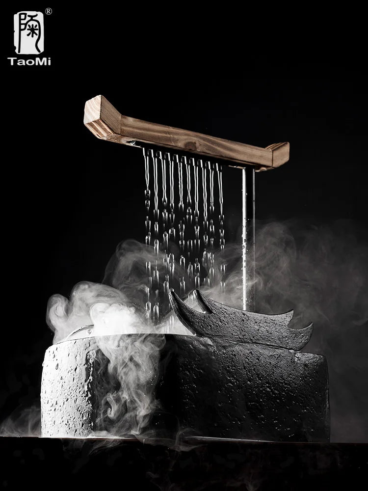 Chinese-style flowing water ornaments ceramic circulating water pumping water fountain fountain lucky feng shui living room