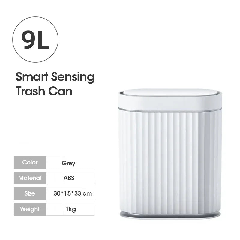 7L/9L Sm  på art Trash Can Electronic Automatic Smart Sensor Garbage Bin Household Toilet Waste Garbage Can for Kitchen Bathroom - AliExpress 15
