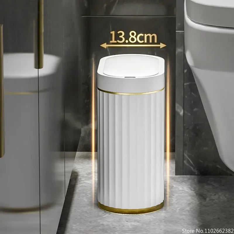 7L/9L Sm  på art Trash Can Electronic Automatic Smart Sensor Garbage Bin Household Toilet Waste Garbage Can for Kitchen Bathroom - AliExpress 15