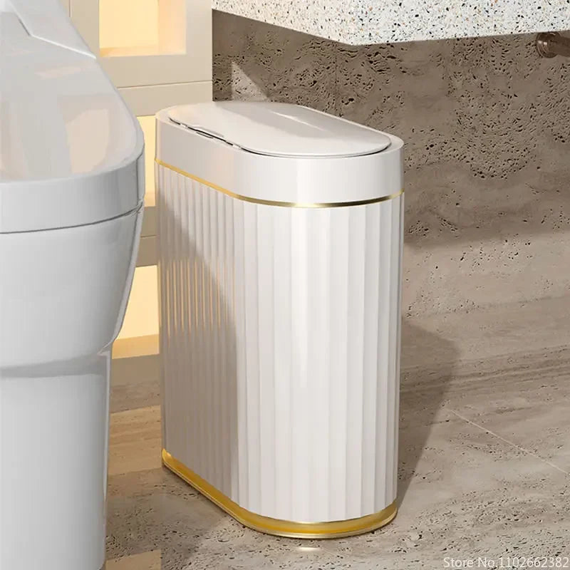 7L/9L Sm  på art Trash Can Electronic Automatic Smart Sensor Garbage Bin Household Toilet Waste Garbage Can for Kitchen Bathroom - AliExpress 15